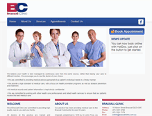 Tablet Screenshot of brassallclinic.com.au